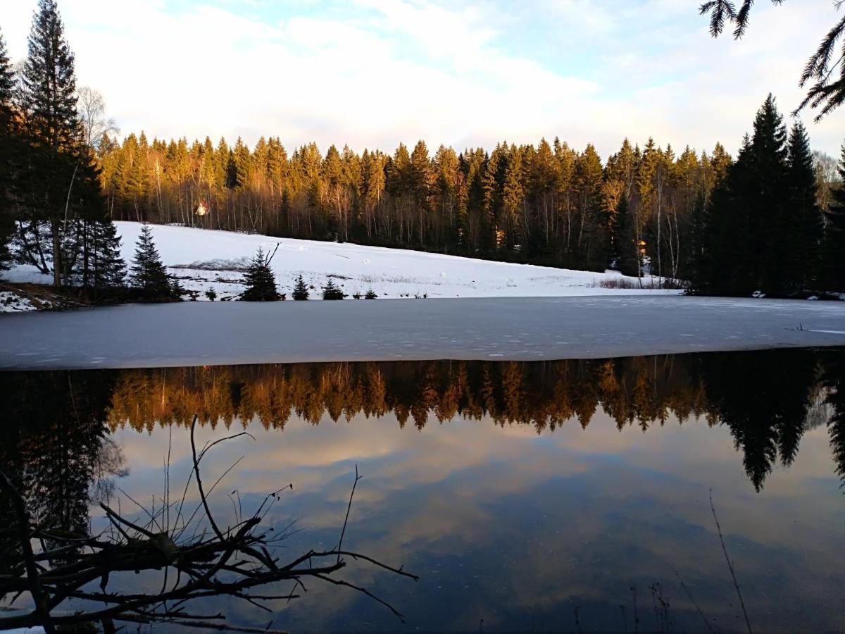 Chata Orovsky Železná Ruda Esterno foto